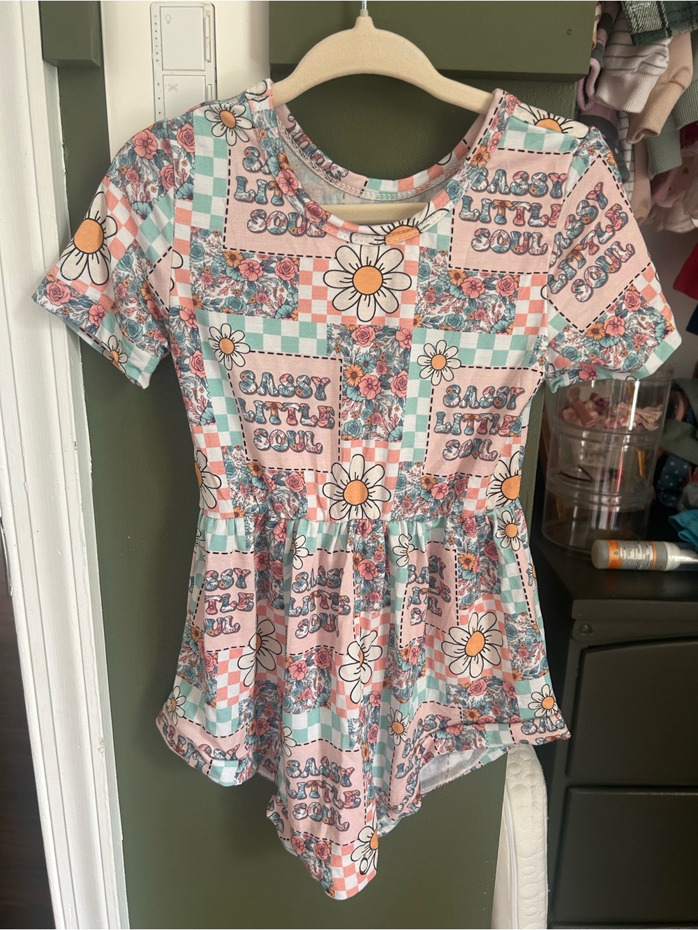 Sassy Little Soul Floral Patchwork Shorty